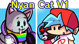 Friday Night Funkin' VS Nyan Cat V1 FULL WEEK + Cutscenes (FNF Mod/Remastered) (Nyan Cat Meme)