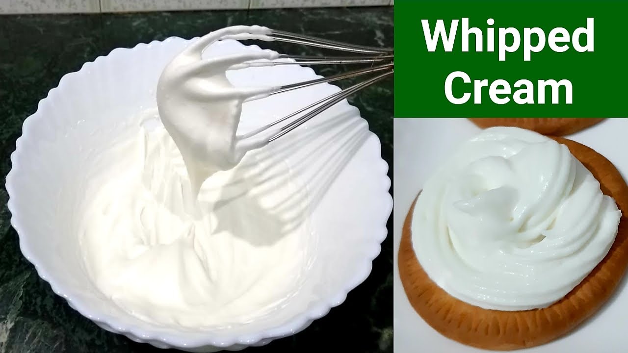 ਘਰ ਵਿੱਚ ਸਿਰਫ਼ 2 ਚੀਜ਼ਾਂ ਨਾਲ ਬਣਾਓ ਕੈਕ ਨੂੰ ਸਜਾਉਣ ਵਾਲੀ ਕਰੀਮ || Whipped Cream From Cakes & Cupcake