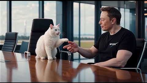 Elon Musk is dating a cat.