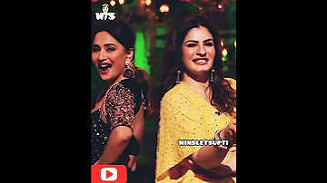 Madhuri Dixit and Raveena Tandon  stage performance. Akhiyon Se Goli Maare.💌💌