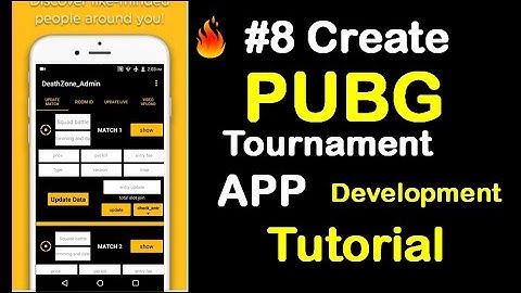 How to create Pubg tournament 🎮 application // Full Tutorial Part 8 🔥