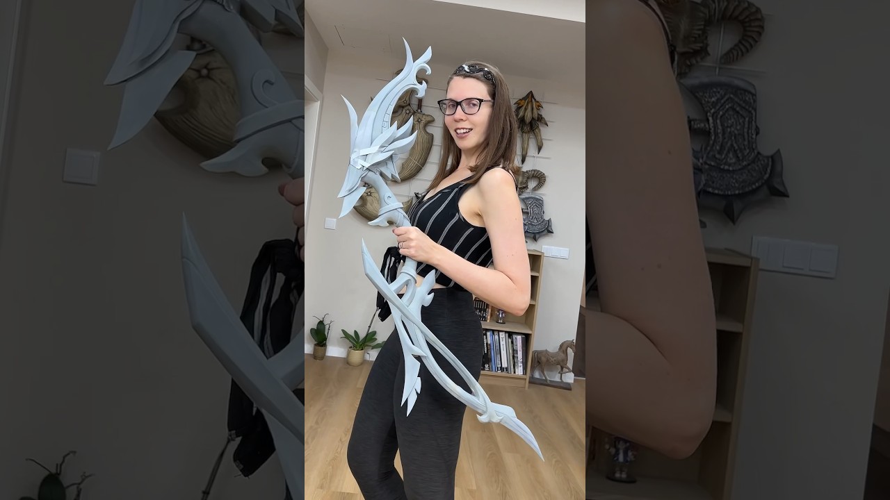 Fully assembled bow from Genshin Impact! 🏹 #3dprinting #cosplay