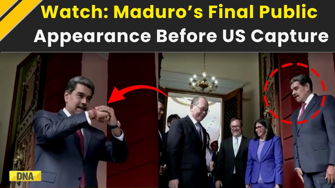 Venezuela News: Venezuelan President Nicolás Maduro’s Last Public Sighting Before Capture | US News