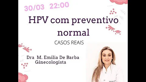 Como é o resultado do papanicolau para HPV?