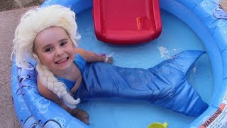 Ариель В Гостях У Эльзы Или Как Эльза Стала Русалочкой. How Elsa Became A Little Mermaid