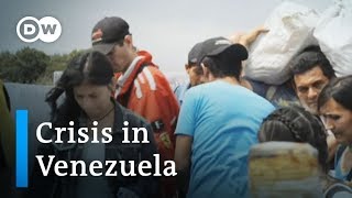 Venezuela Crisis Us Aid Languishes While Thousands Flee To Colombia Dw News