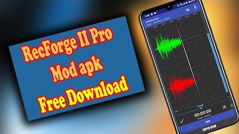 Recforge ii Pro Mod apk | Latest version | Free Download