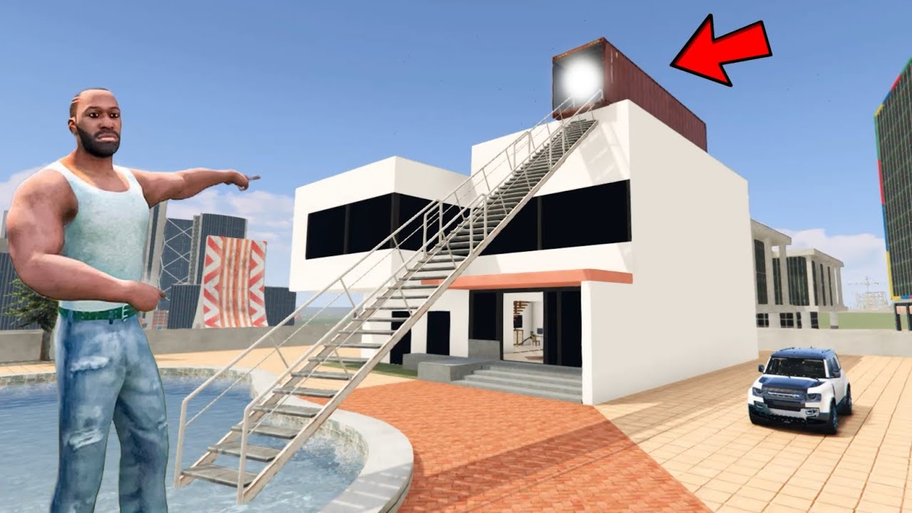 Franklin Found Secret MYSTERY BOX on Stairway in Indian Bike Driving 3D