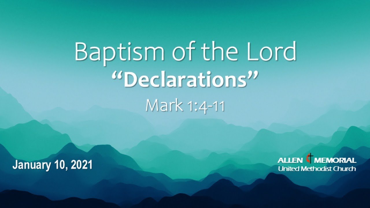 Allen Memorial UMC Sunday Worship January 10, 2021 YouTube