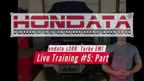 Hondata s300 Live Training: EM1 Turbo Civic (B-series) - Part 1 Teaser | Evans Performance Academy
