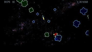 My take on the classic Asteroids arcade/video game - Shoot The Rocks