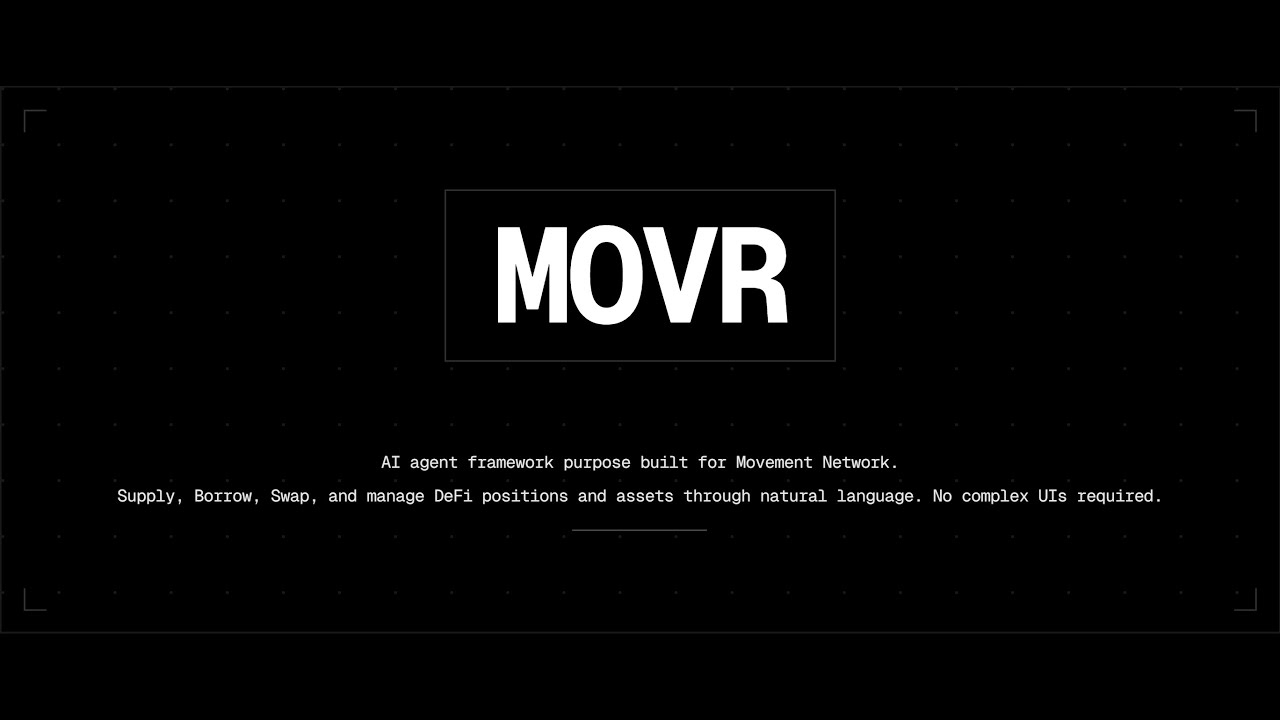 MOVR: AI Agents for Movement Network | M1 Mega Hackathon 2025