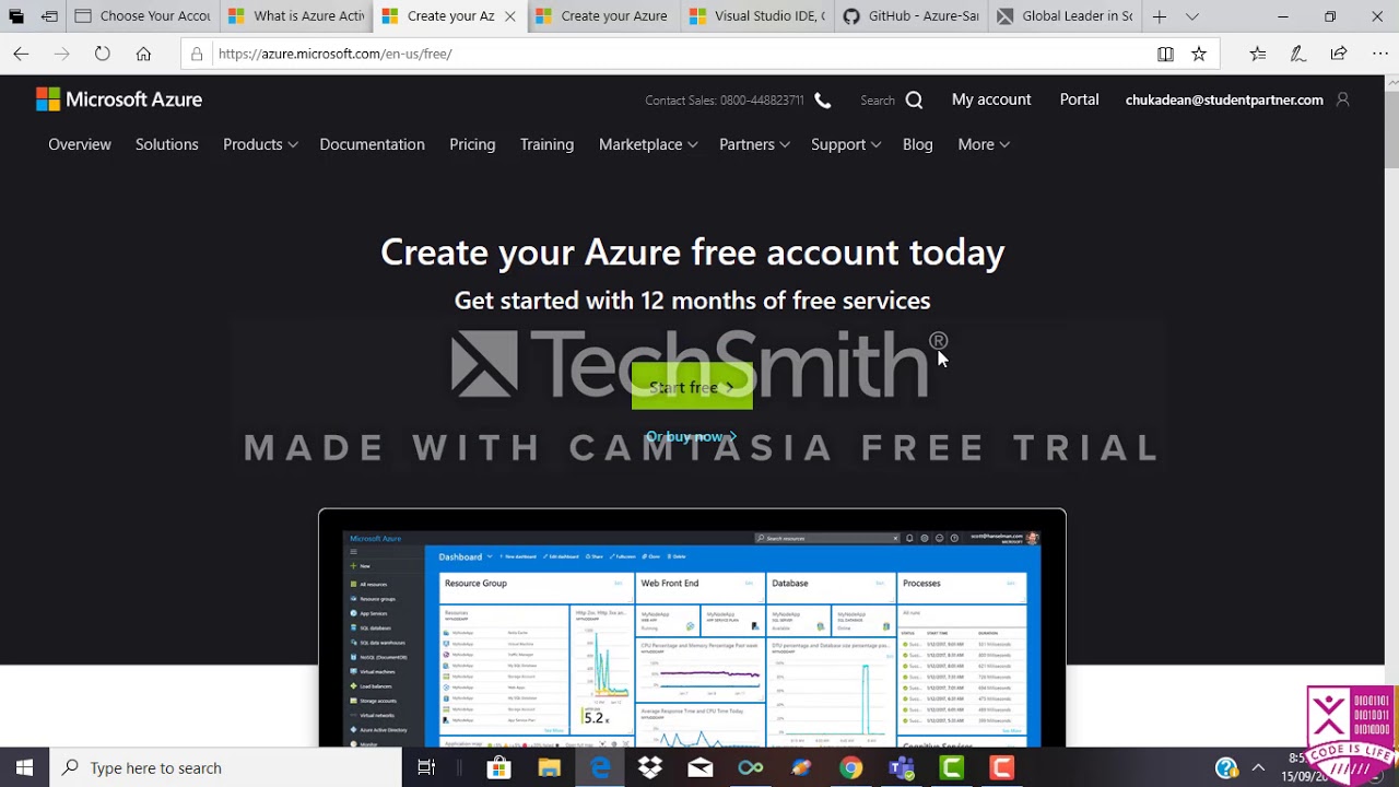 Creating a Web App using Azure Active Directory B2C for authentication