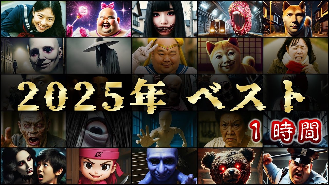 【怖いクイズ総集編】〇〇から逃げて 1時間いっき見!!【2025年ベスト】#めーちゃん