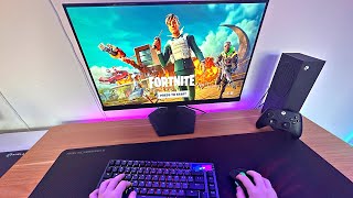 Fortnite on Xbox SERIES S Carbon Black (Unboxing+120 FPS Gameplay)