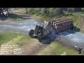 SpinTires - T-40AM tractor driving logs - Coast map