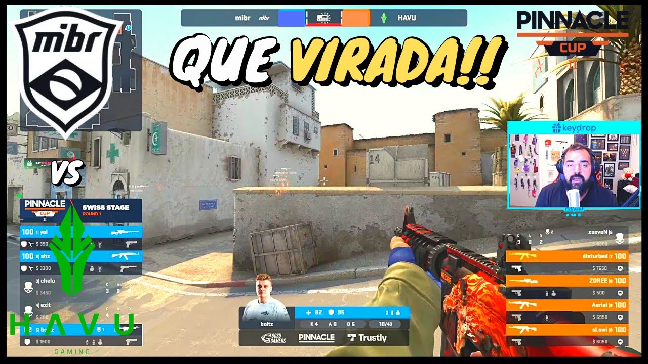 ESTRÉIA! MIBR vs HAVU  PINACLE CUP 2 CSGO HIGHLIGHTS | NARRAÇÃO bt0