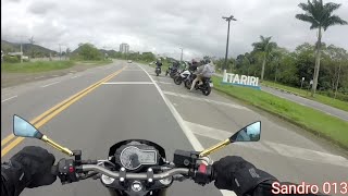 Curvas em Itariri-SP Com Os Feras do Rolê✊🚵 Sandro 013 - GSR 750