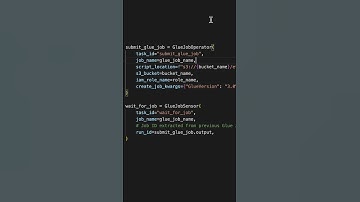 How to Run AWS Glue Jobs using Airflow!
