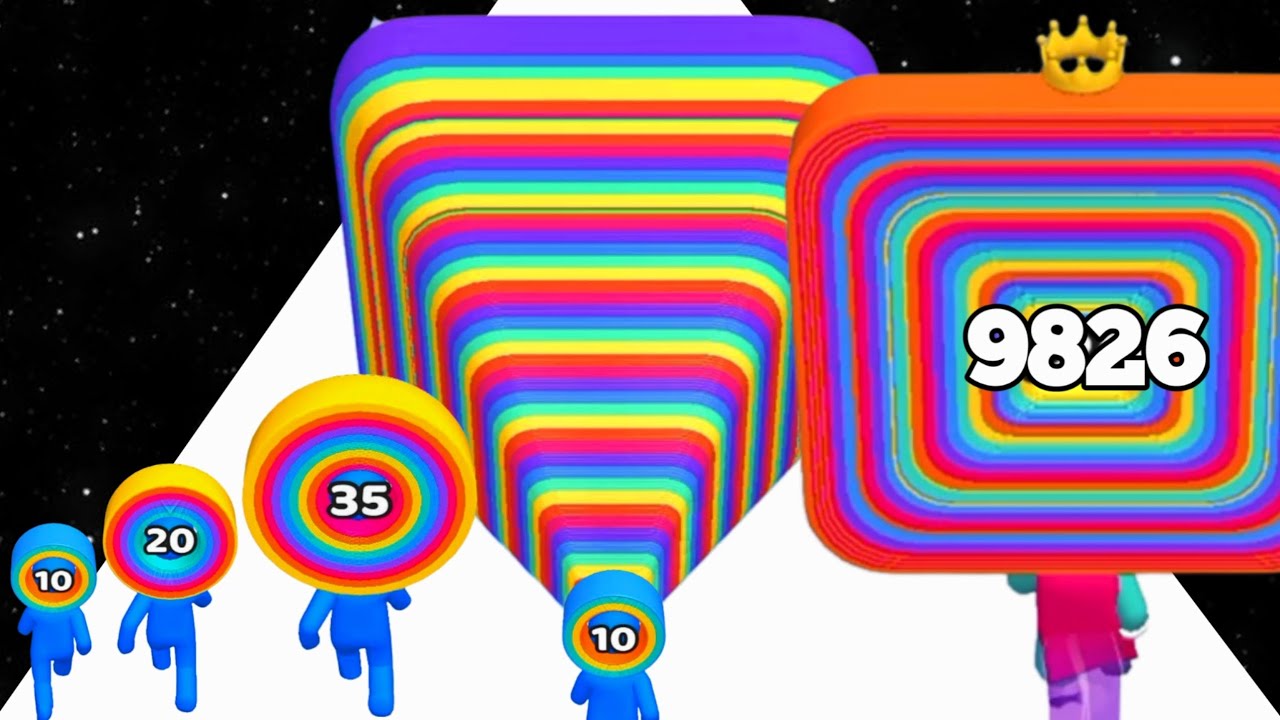 Layer Man vs Level Up Runner - All Level Gameplay Android (Freepay, Max Level)