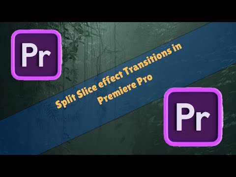 Split Slice effect Transitions in Premiere Pro