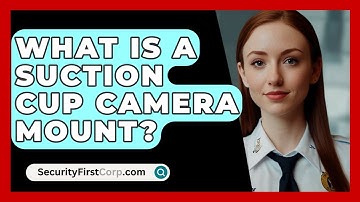 What Is A Suction Cup Camera Mount? - SecurityFirstCorp.com
