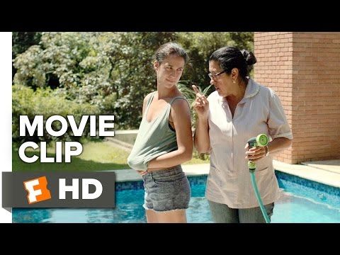 The Second Mother Movie CLIP - Pool (2015) - Helena Albergaria Movie HD