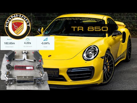 MANHART TR 850 | 100-200 km/H | Wie schnell ist unser Porsche Turbo S ?!