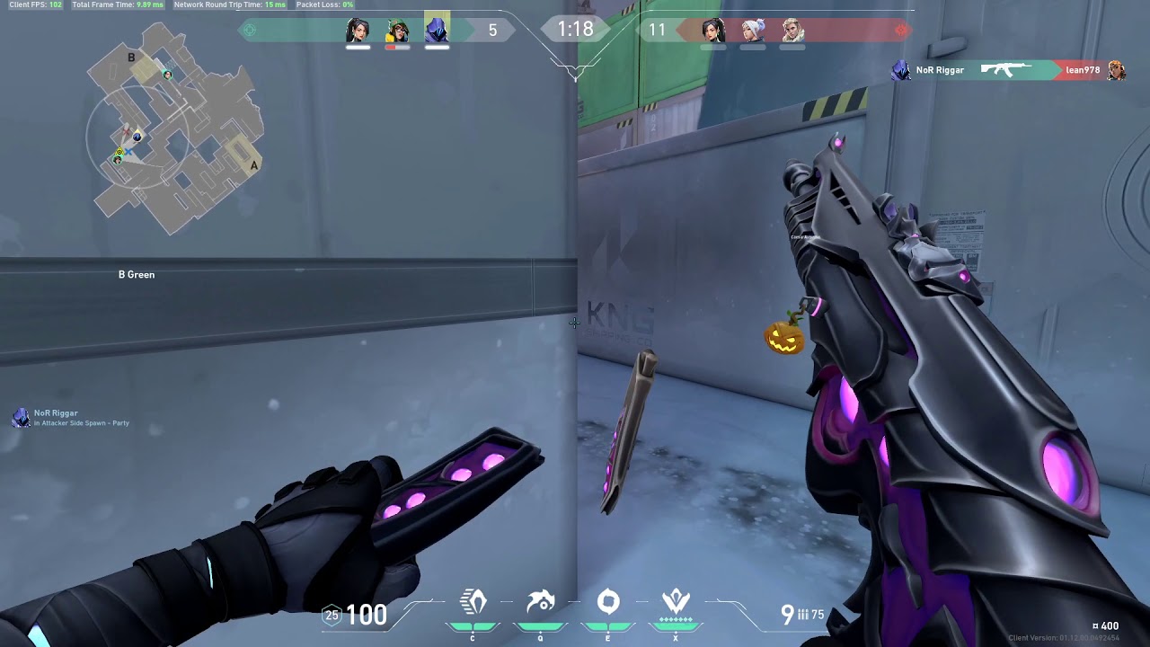 Valorant Omen Pentakill Icebox tilted AF