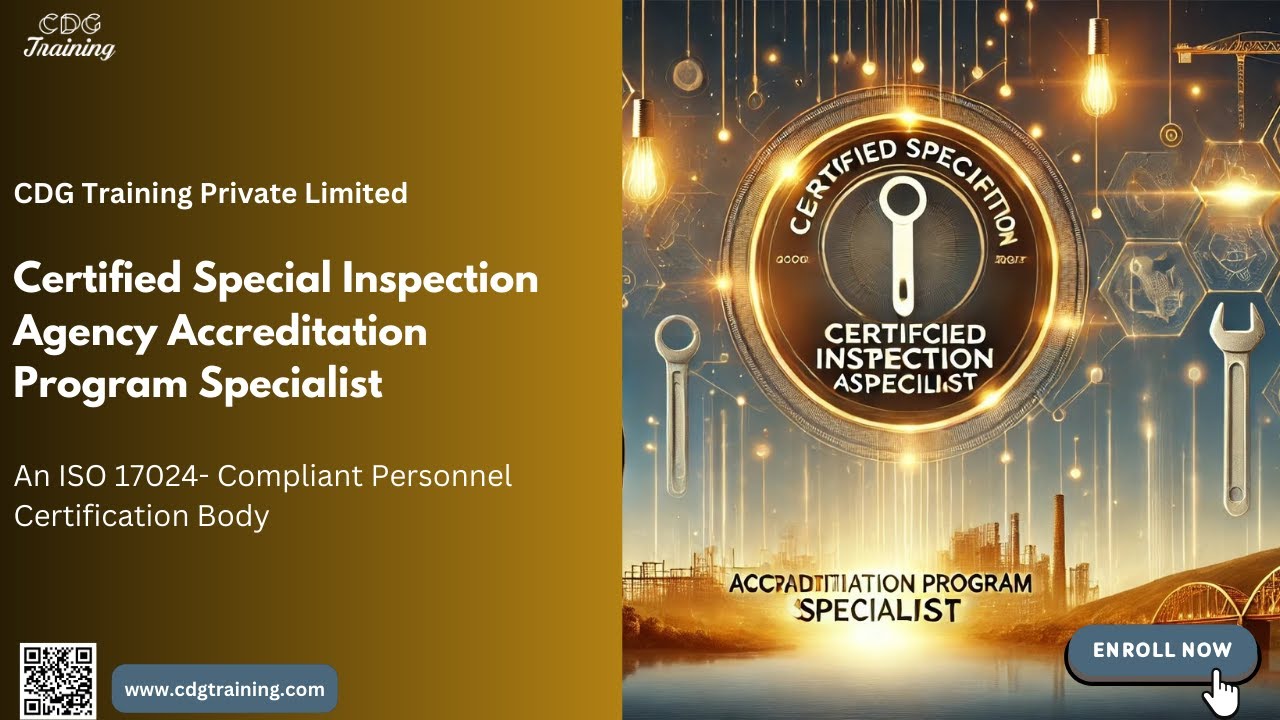 Certified Special Inspection Agency Accreditation Program Specialist | Boost Your Expertise