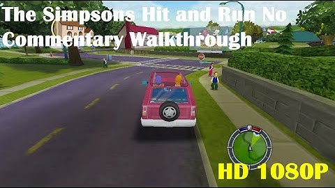The Simpsons Hit and Run HD Walkthrough No Commentary (PC, Xbox, Playstation)