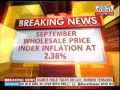 Wholesale inflation slips five year