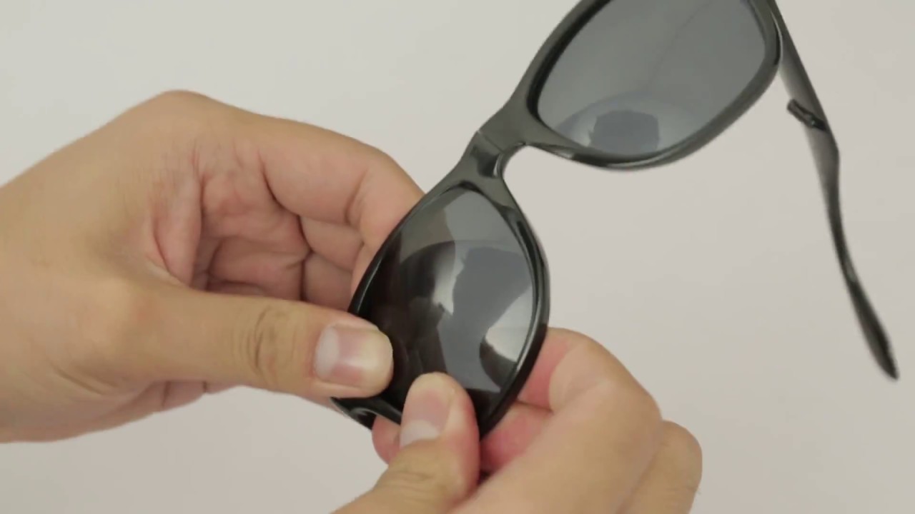 Ray-Ban Wayfarer RB4105 54mm Sunglasses Lenses Replacement(Installation/Removal)  - YouTube