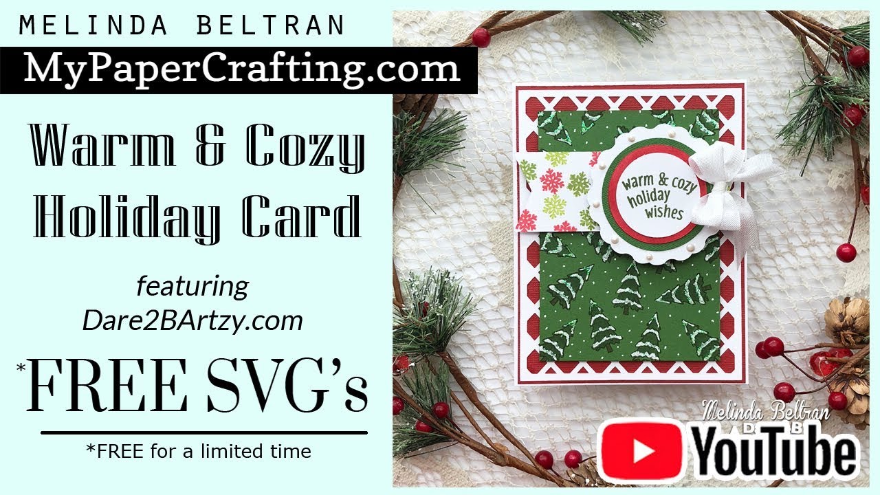 Download Dare 2 B Artzy Christmas Card | FREE SVG | Cricut ...