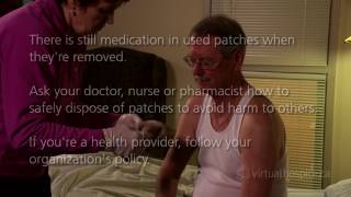Administering medications - Applying a medicated patch