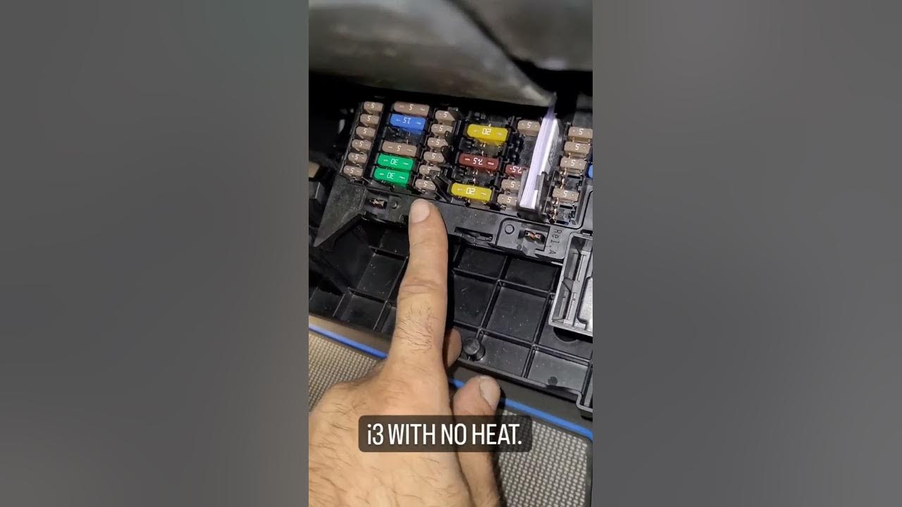 BMW i3 came in with "no heat" concern - YouTube