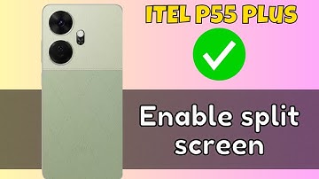 How To Split Screen itel P55 Plus || Enable split screen