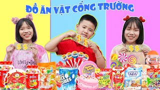 Thử Thách 100k Mua Đồ Ăn Vặt Cổng Trường ♥ Minh Khoa TV