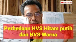 Perbedaan HVS Warna dan HVS Hitam Putih ---- Hendra Menjawab