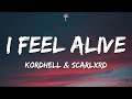 Kordhell  scarlxrd  i feel alive lyrics