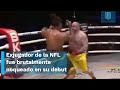 Exjugador de la nfl debut en boxeo sin guantes y recibi tremendo nocaut