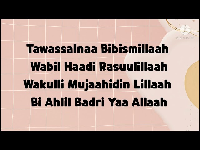 Karaoke Sholawat Badar Aishwa Nahla class=