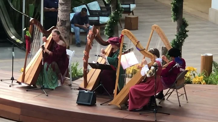 Pachelbel Canon on 4 harps