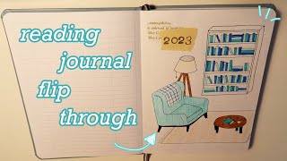 2023 READING JOURNAL FLIP THROUGH (+ January spreads!)