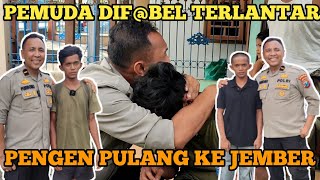 PEMUDA YATIM PIATU DIFAB3L JALAN KAKI NANG!S PULANG KEJEMBER.SEBULAN TERLANT@R DIJALANAN CARI KERJA 