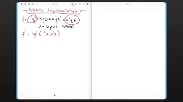 NAND Implementations (EGR 190: Digital Circuits, week 4 #2)