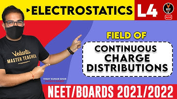 Electrostatics Class 12 #4 | Field of Continuous Charge Distributions | 12th Board Exam 2021/2022