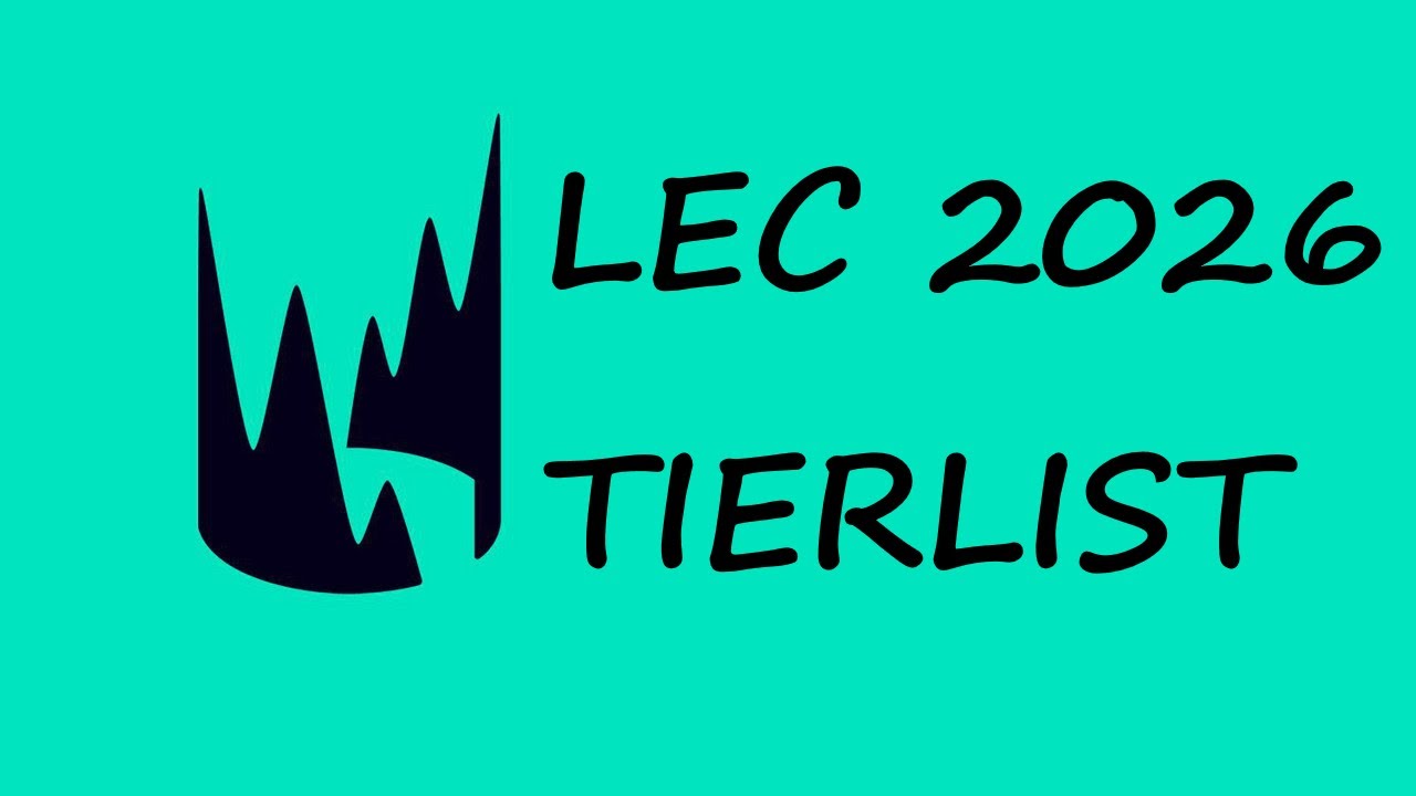 LEC 2026 TIERLIST