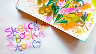 Sketchbook Tour - Scribbles, Colour, Curves and 2020