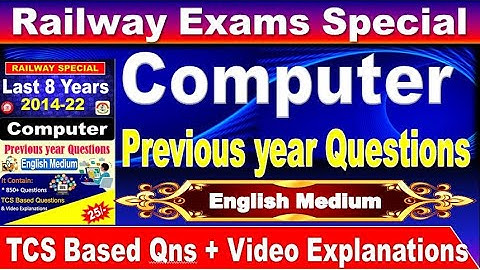 Computer Previous year Questions in English medium for all Railway  Exams Special  by SRINIVASMech